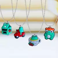 Зеленая лягушка серия маленькое круглое бисерное ожерелье AliExpress темперамент дикий ожерелье простой стиль ожерелье креативный мультфильм