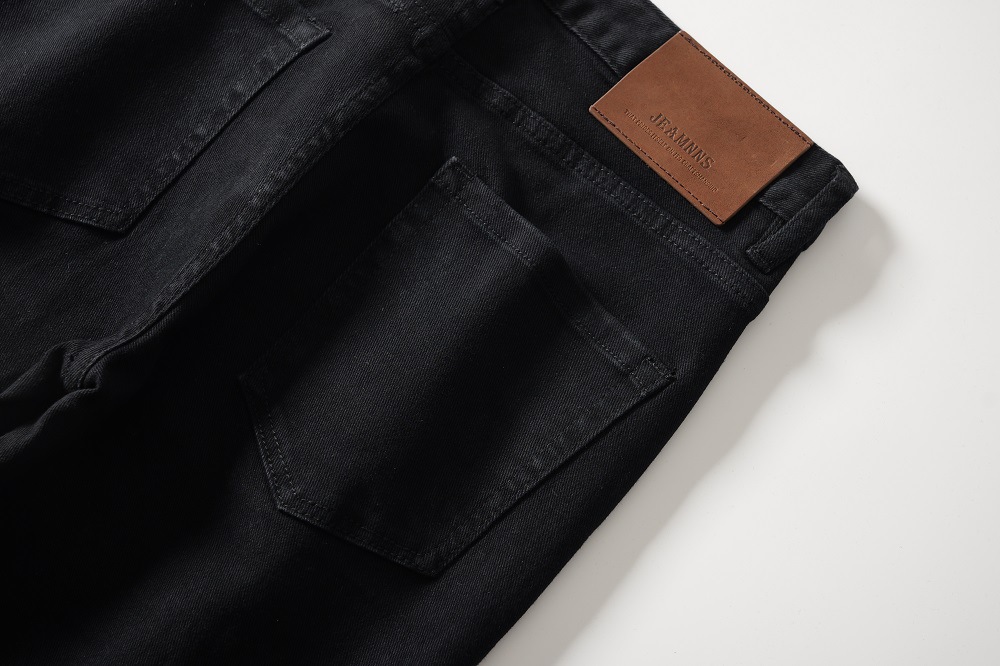 Men's Clothing Autumn/Winter New Style Dark Washed Jeans Men's Slim Fit Straight Leg Men's Autumn Denim Long Pants Thick Style_mkmklike.com
