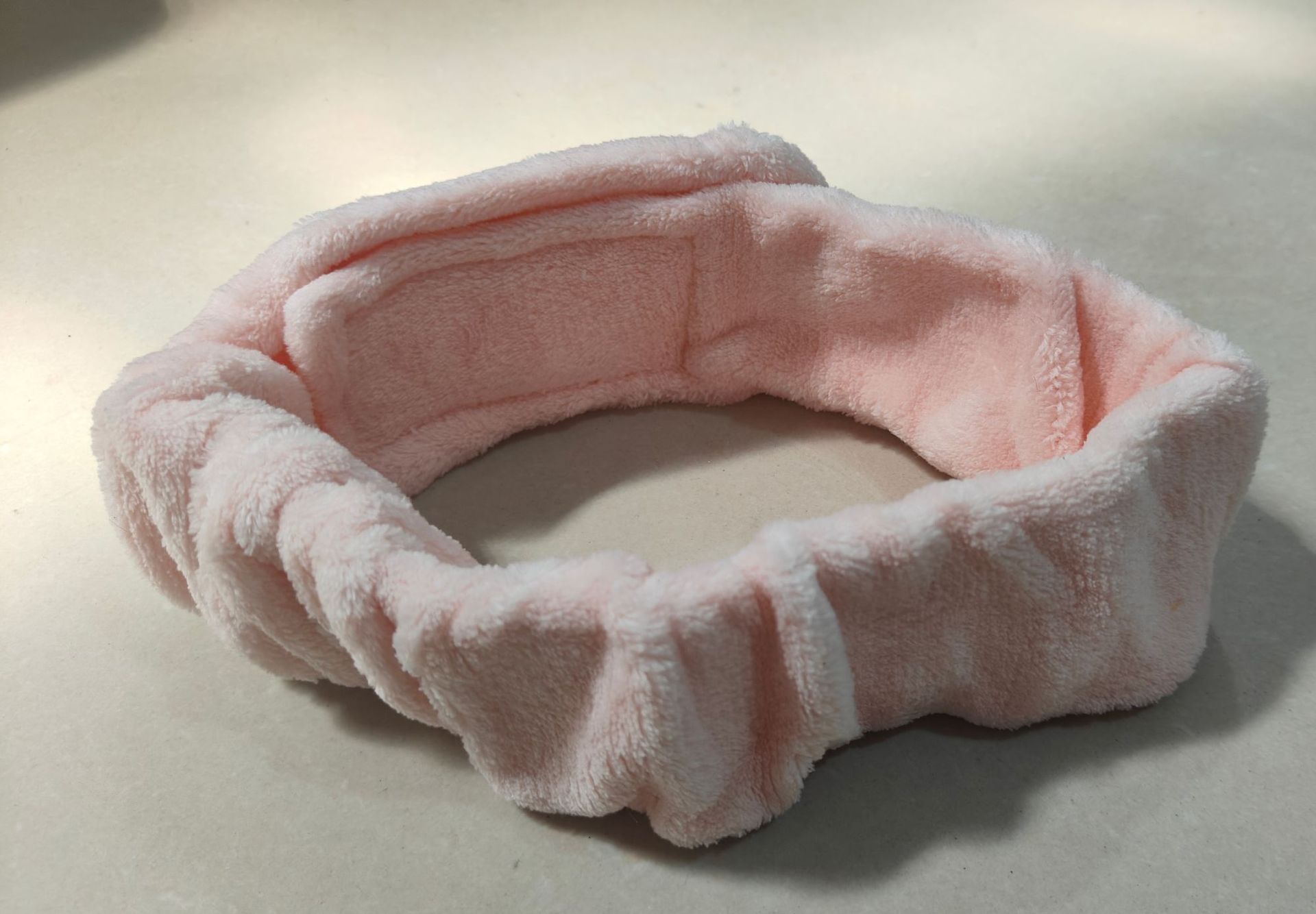 Círculos de dibujos animados banda de pelo para lavar la cara gato y ratón tocado de ojos grandes velcro banda de pelo adorable estudiante tarjeta de pelo al por mayor