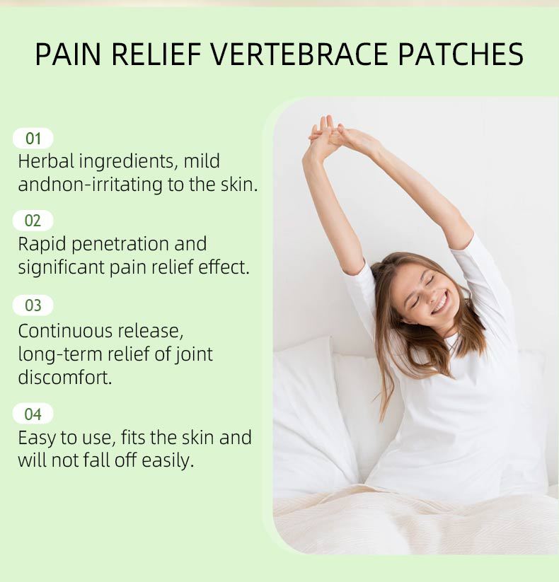 Mugwort Waist Patch Herbal Body Patches for Lumbar Support 10 Patches per Box key features
