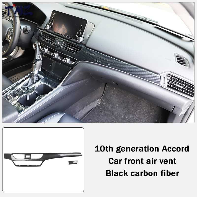 18-22 models, 10th generation Accord interior modification, peach wood grain, 10th Accord dashboard, center console, front air vents