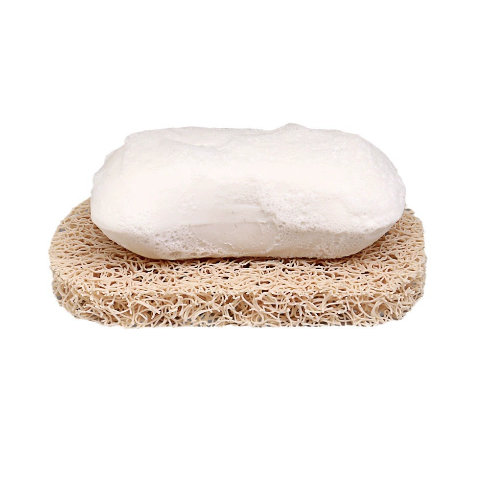 Soap Saver PVC Mat, Eco Non‑Slip Oval Soap Dish, 7.4×11.2×1 cm, Antimicrobial