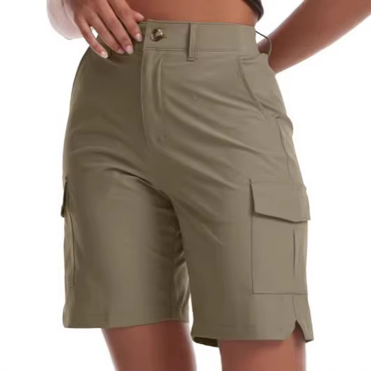 Amazon Women's Shorts Lightweight Hiking Cargo Shorts Suitable for Running European and American Style Shorts Cross-Border