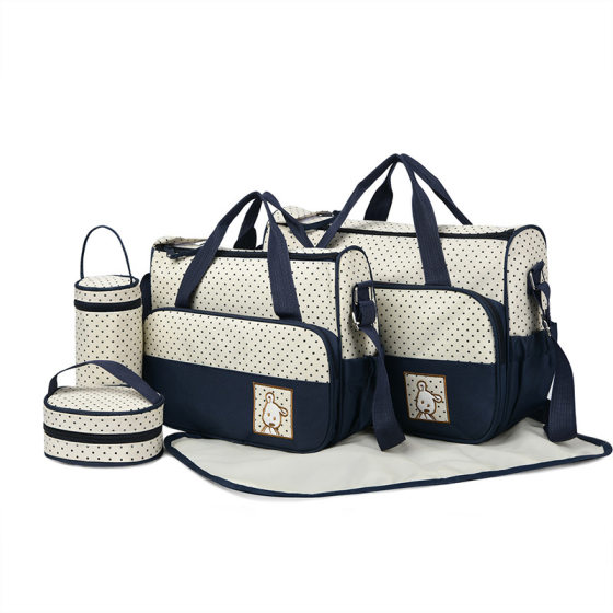 Parent-Child Travel Mummy Bag Casual Fashion Crossbody Bag Household Multifunctional Large Capacity Handbag Waterproof Shoulder Bag