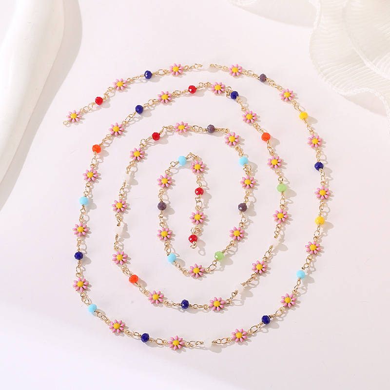 7g Weight Chain Jewelry Making Type DIY Jewelry Accessories, Bracelets, Necklace Classification 1 Piece Quantity Metal Material Star, Flower Pattern Women's Gender Simple Style, Korean Style Style Enamel, Plating Craft 1 Piece Star Flower DIY Jewelry Accessories Bracelets Necklace Metal Enamel Women's Simple Style Korean Style DIY Jewelry Accessories Bracelets Necklace 20