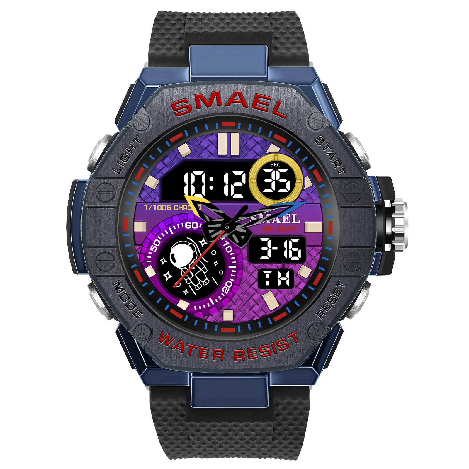 SMAEL Smale Venta caliente reloj de los hombres deportes al aire libre cronómetro electrónico cronómetro multifunción reloj deportivo 8068
