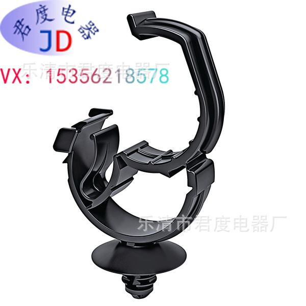 JD带管夹的 2 件式151-02746 | AHC25FT6LG-PA66HIRHS-BK