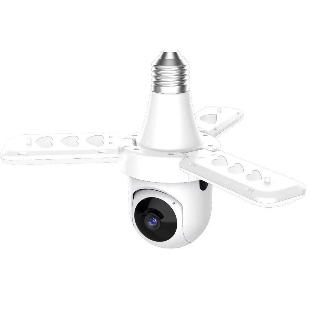 Светодиодная лампа 4 миллиона пикселей wifi полноцветная ночь HD 1080P камера наблюдения источник камера завод