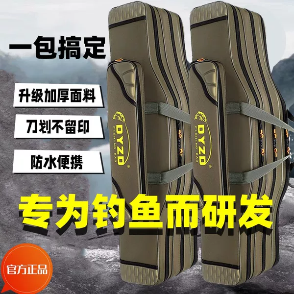Fishing Bag Manufacturer Direct Sales Waterproof Rod Bag Large Capacity Storage Fishing Rod Bag Multi-Functional Big Belly Sea Rod Bag Fishing Gear Bag
