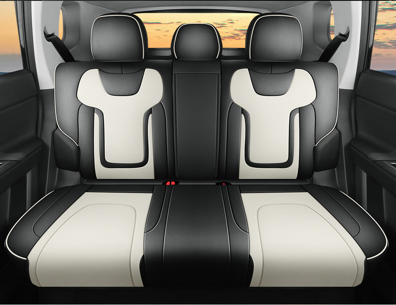 Suitable for Jietu Shanhai T1 Special Seat Cover, Fully Enclosed Seat Cover, Four-Season Universal Car Seat Cushion, Leather Seat Cushion