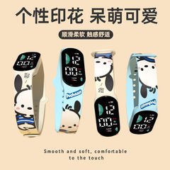 新款帕恰狗卡通電子手錶學生可愛兒童卡通印花LED運動款手錶批發