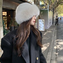 2025新款蒙古帽秋冬加厚毛毛绒仿水貂保暖蒙古帽护耳百搭时尚防风