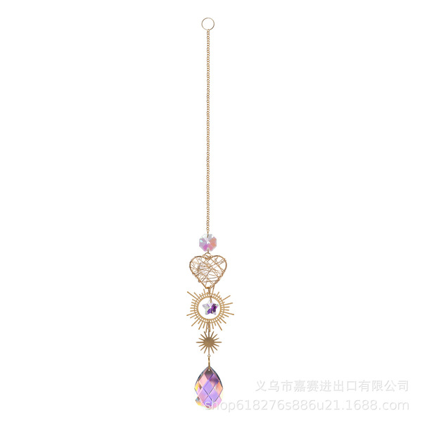 Retro golden pendant
