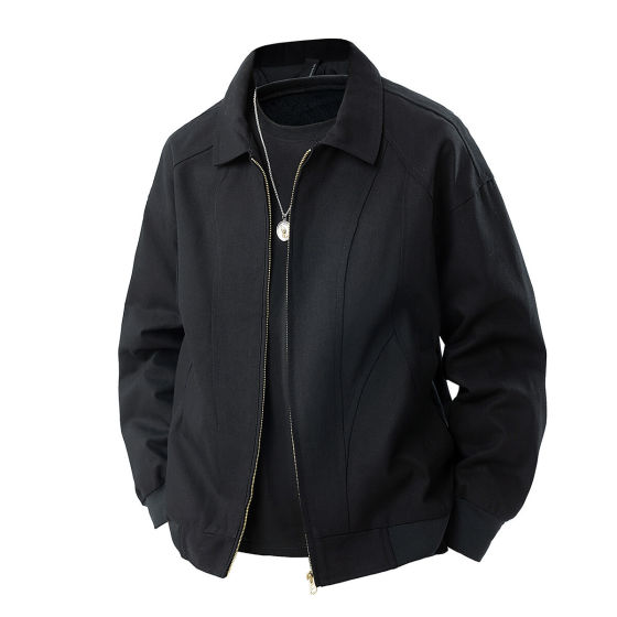 Men's Lapel Jacket 2025 Spring New Men's Youth Fashion Casual Simple Comfortable All-match Jacket