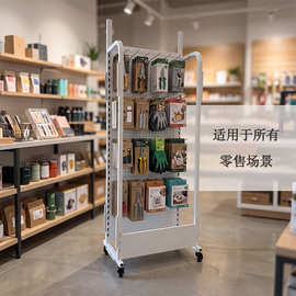 超市促销展示架金属组装海报架摆摊落地式展架小型货架
