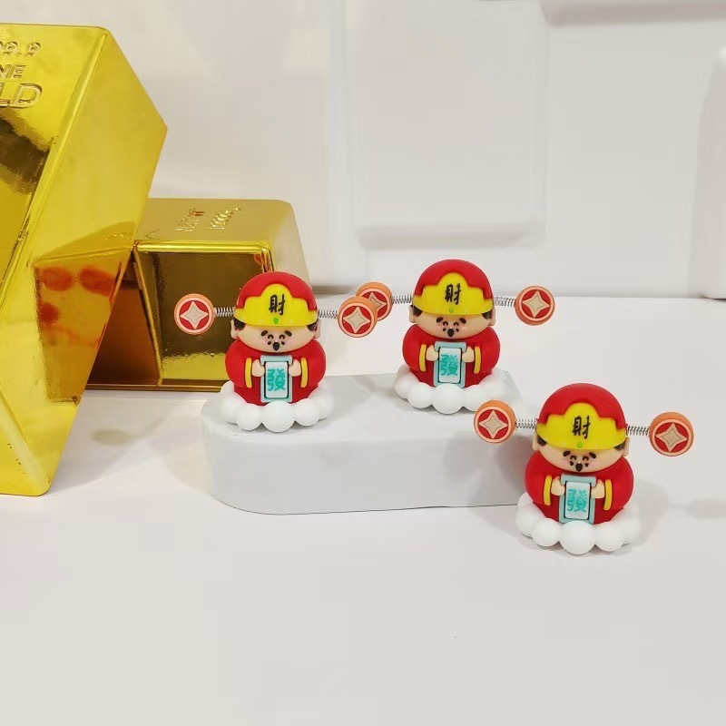 Adornos de celebridades de Internet, llavero de coche, decoración de coche, mano pequeña, Douyin, el mismo estilo, adornos de buena suerte