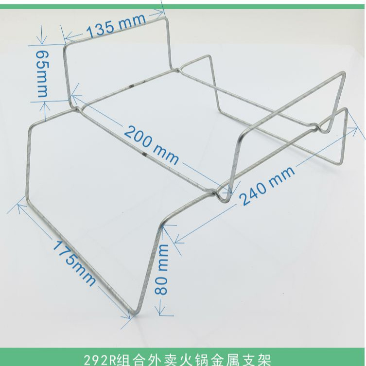 Tin Foil Tray 292R Round Aluminum Foil Tray Takeout Hot Pot Combination Stand Iron Can Heating Fuel Portable Grill Outdoor