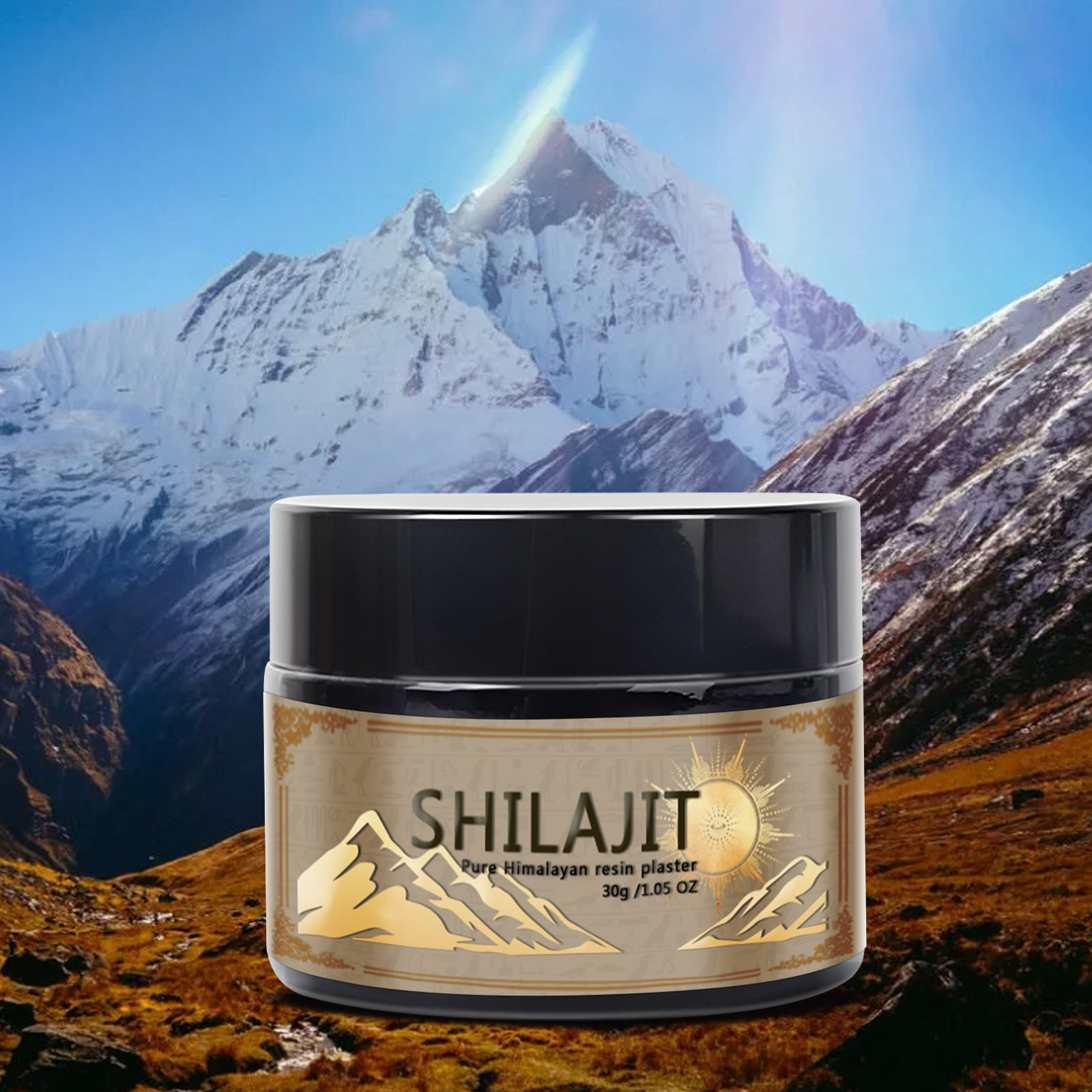 Pure Shilajit Resin 30g, Xilaizhi Cream Rich in Fumaric Acid Mineral Supplement Resin Cream