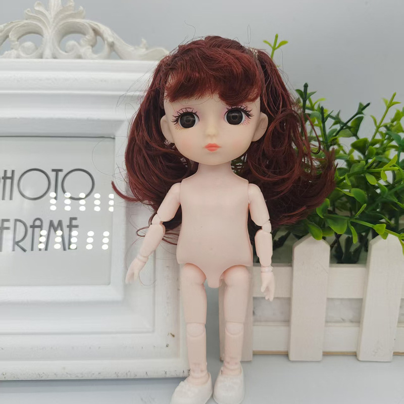 17cm 人形ボディ 8 ポイント BJD 女の子のおもちゃドレスアップ 6 インチ 16cm 裸人形マルチスタイルバービー卸売|undefined