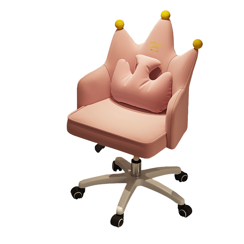 Silla de computadora silla de dormitorio de estudiantes en casa silla de respaldo silla de oficina escritorio cómodo silla giratoria dormitorio silla de maquillaje femenina