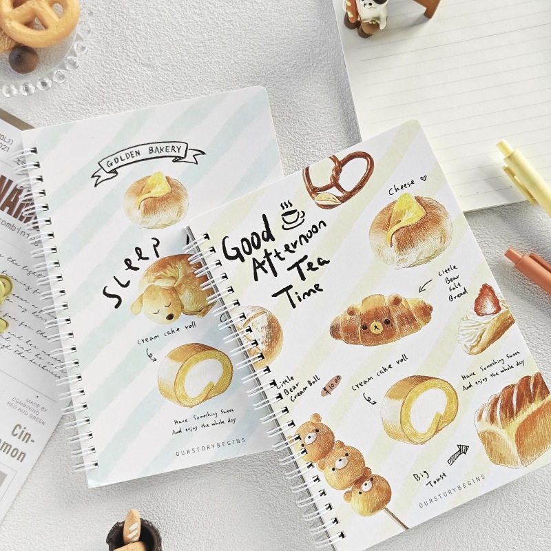 Primero producto B5 cuaderno de bobina simple ins viento alimentación impresión de color cuaderno de mano de registro de estudiantes cuaderno de línea horizontal