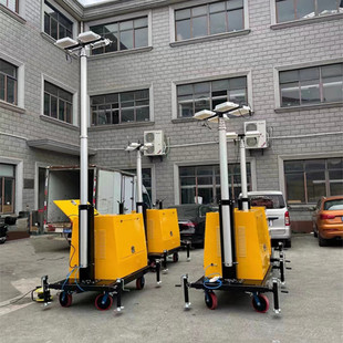 SLW6130 high pole mobile lighting equipment omnidirectional lifting lighting device automatic lifting floodlight work light