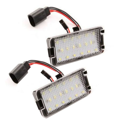 2pcs 18led license plate lights for VW SEAT 04-09 Toledo 5P Ibiza 6L03-08 models