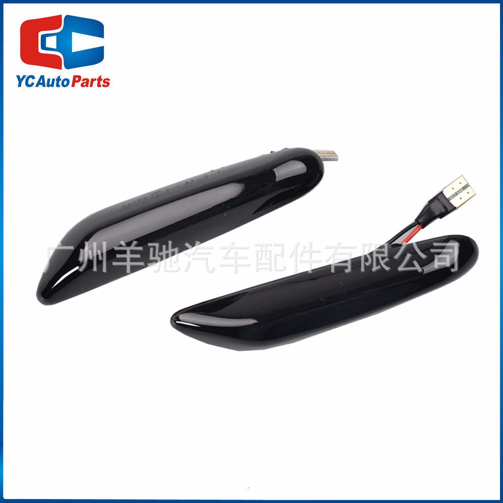 Adecuado para BMW Serie 3 E46 E90 E91 luz de guardabarros LED luz amarilla intermitente de agua corriente luz lateral enchufe T10