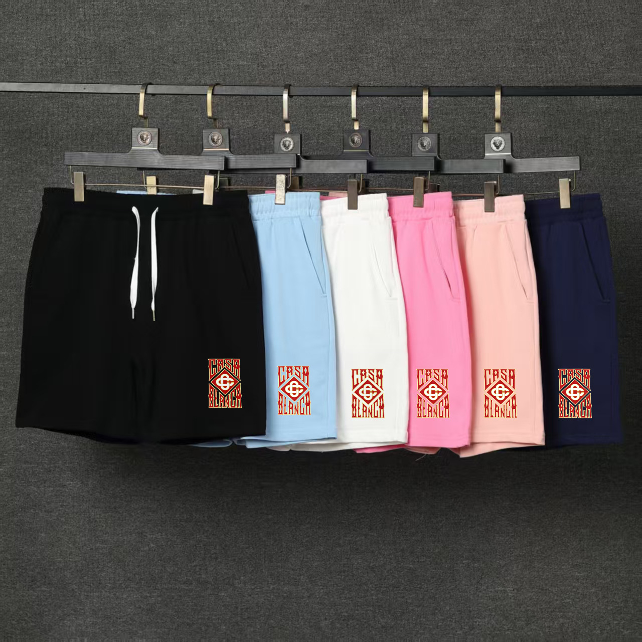 Men's Shorts Summer Export Cross-Border Casa Men's Casual Shorts Printed Pattern Loose Same Style for Men and Women