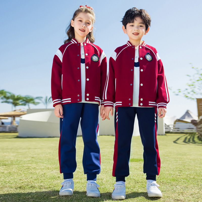 幼儿园园服春秋夏季英伦学院风儿童班服小学生校服秋季运动服套装|undefined