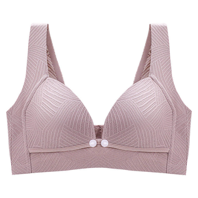 Underwear Large Size Nursing Bra Anti-sagging Thin Seamless Beautiful Back Front Buckle Pregnant Underwear Pregnant Women Bra