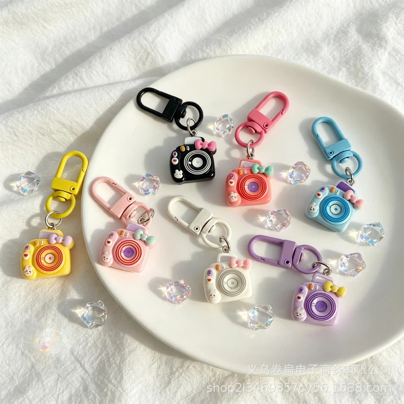 New model small camera keychain, beaded pendant, DIY accessory, small pendant for backpacks, small gift for friends, wholesale New model small camera keychain, beaded pendant, DIY accessory, small pendant for backpacks, small gift for friends, wholesale