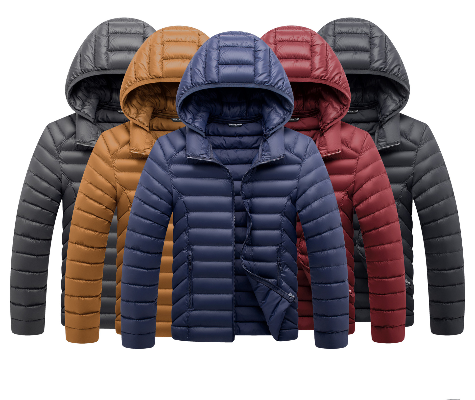 Chaqueta acolchada de algodón de invierno para hombres nuevos transfronterizos Abrigo de moda coreana con capucha desmontable chaqueta acolchada de algodón para hombres jóvenes