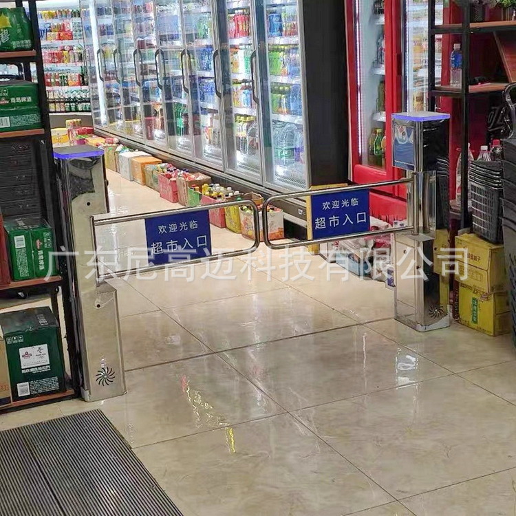 成都智能圆柱摆闸超市防撞人行通道闸小区出入口刷卡通行三辊闸机