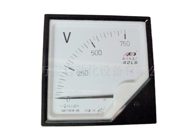 供应 小表头 机械表头 指针表 指针机械电压表42L6 750V(图)