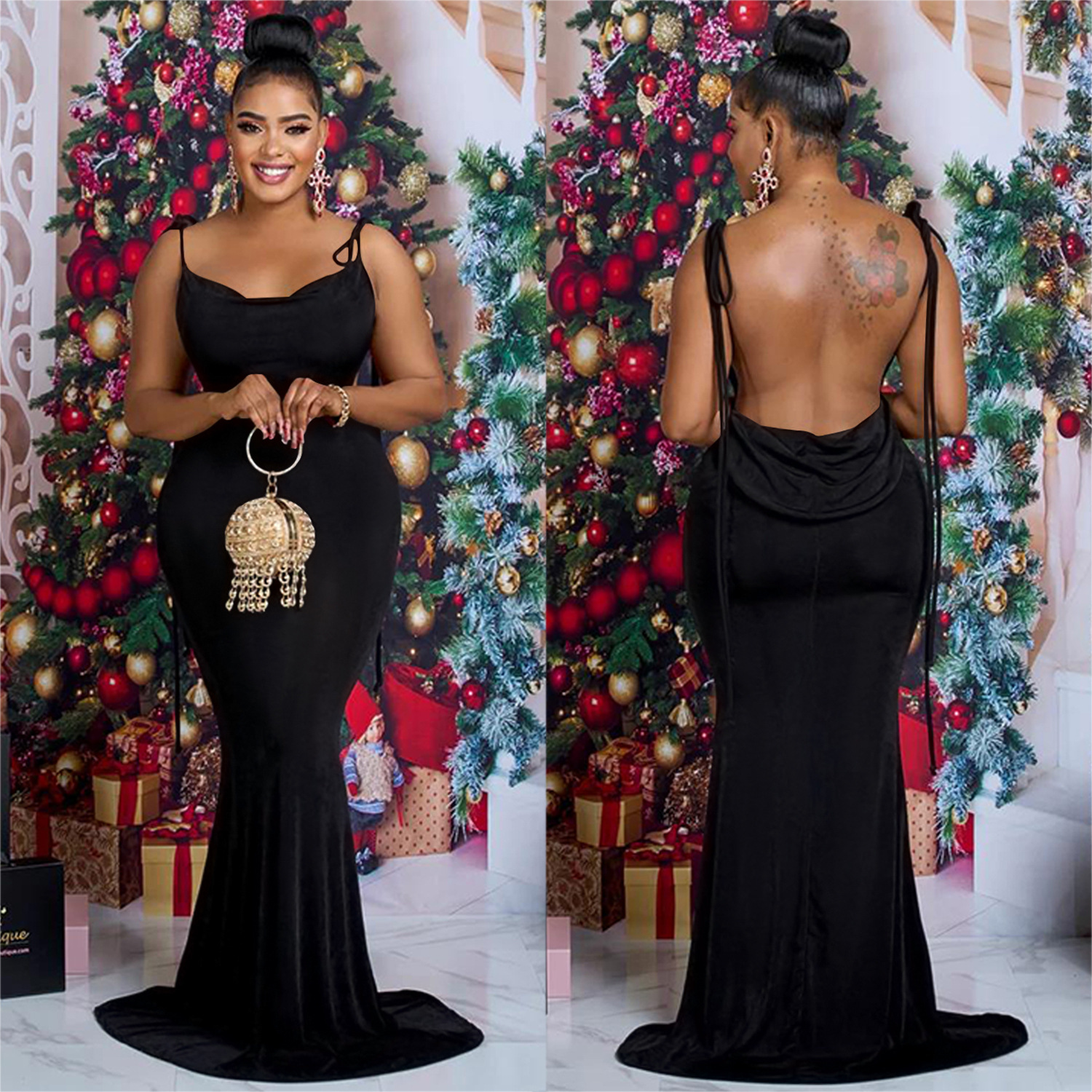 X6232 transfronteriza AliExpress Amazon moda europea y americana de las mujeres de color sólido correa de hombro vestido sin mangas vestido