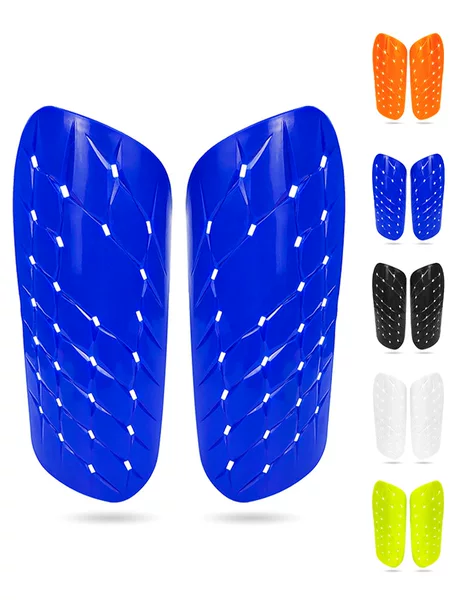 Cross-border professional football protective gear, including shin guards, safety pads, and shock-absorbing inserts, designed for adult use and available for customization