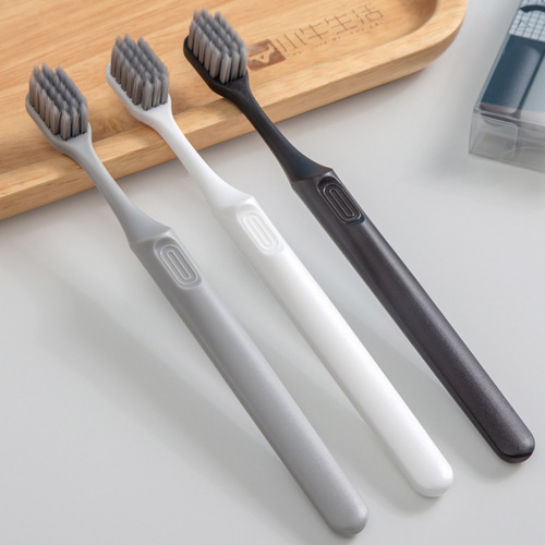 Adventures of Mavericks three-pack family set adult toothbrush soft-bristled square hole high-density silver ion antibacterial bristles