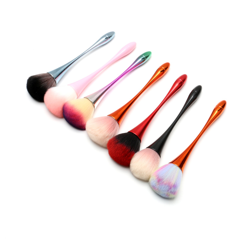 Cross-Border Nail Dust Brush, Small Waist Makeup Blush Brush, Loose Powder Brush Tool, Nail Brush for Setting Makeup, Hot-Selling Cross-Border Item