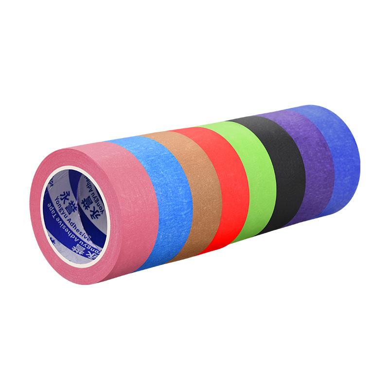 Colored decorative paper tape, high adhesion, hand written DIY, blue decorative paper tape, painting