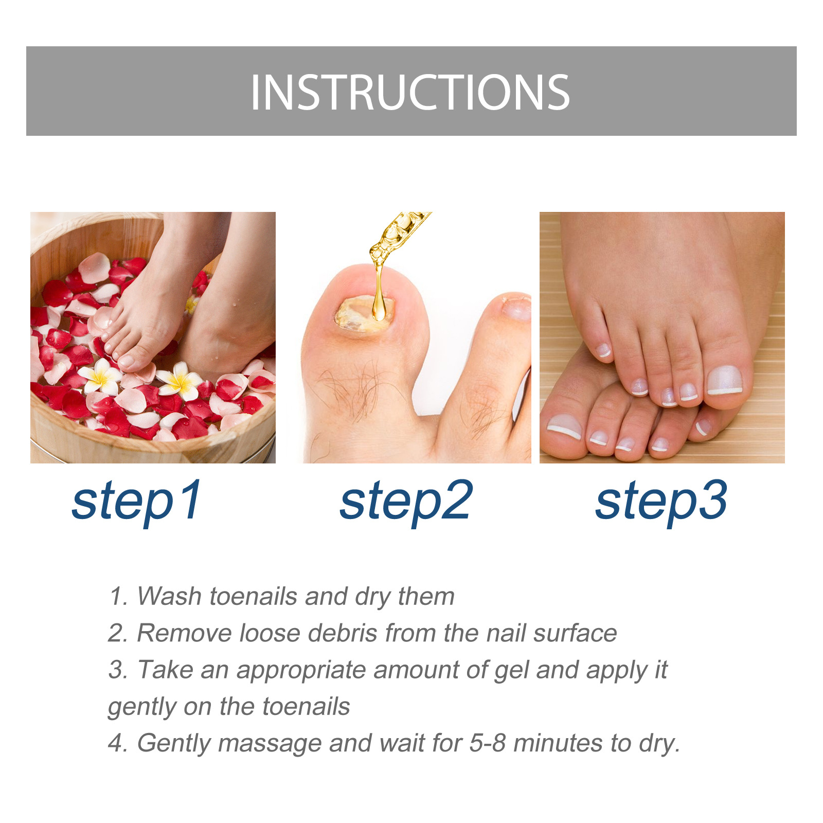 EELHOE gel Repair Hand, Foot, Grey Groin, Soft Nail, Moisturizing and Shining Nail Care_voghion.com