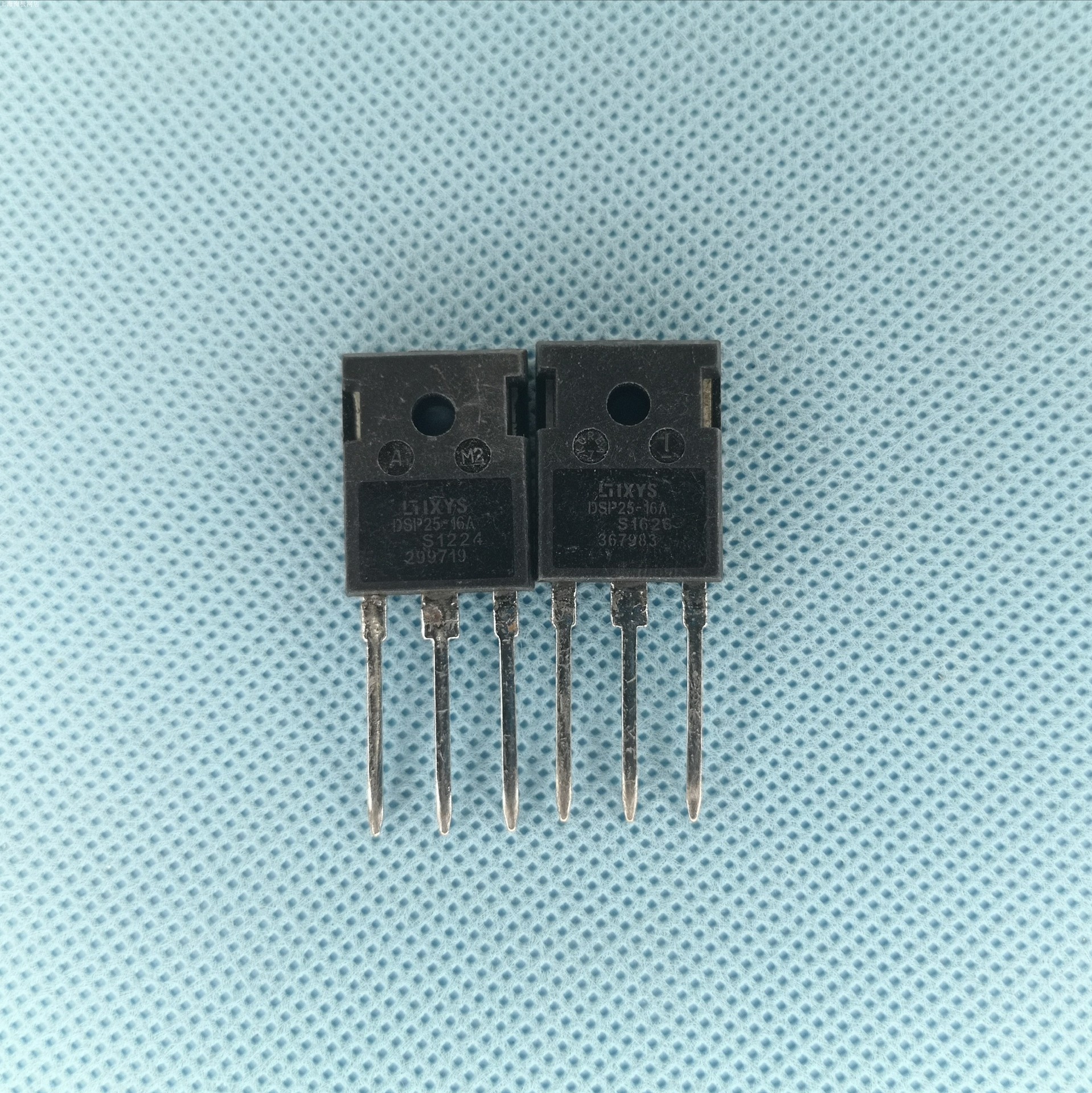 DSP25-16A   拆机件  原字 接脚 2  1600V 快速二极管~