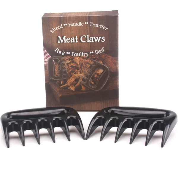 High-temperature resistant plastic bear claw meat slicer, sharp cutter, practical kitchen tool for slicing cooked meat for barbecue