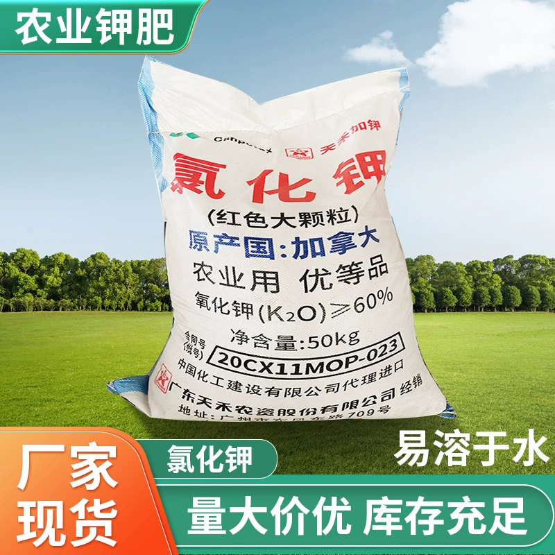 Крупнозернистый хлорид калия, канадский красный калий, оксид калия промышленного класса, сырье для сельскохозяйственных комплексных удобрений, высокая чистота.