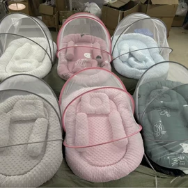 婴童蚊帐;婴童抱毯毛毯;腰凳背带