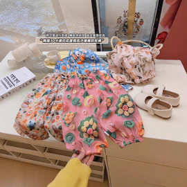 夏季新品3D儿童防蚊裤男女童四面弹休闲裤透气防蚊设计亲子款