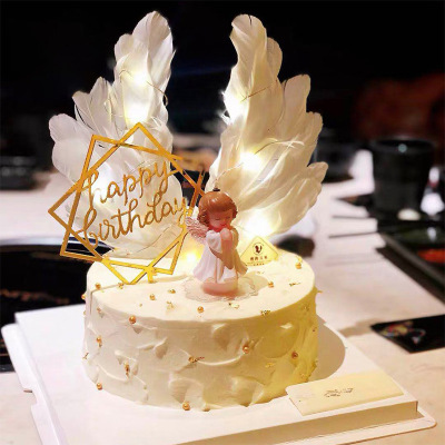 厂家供应 现货 灯带蛋糕装饰配件流行暖灯彩灯七彩紫色灯串皇冠