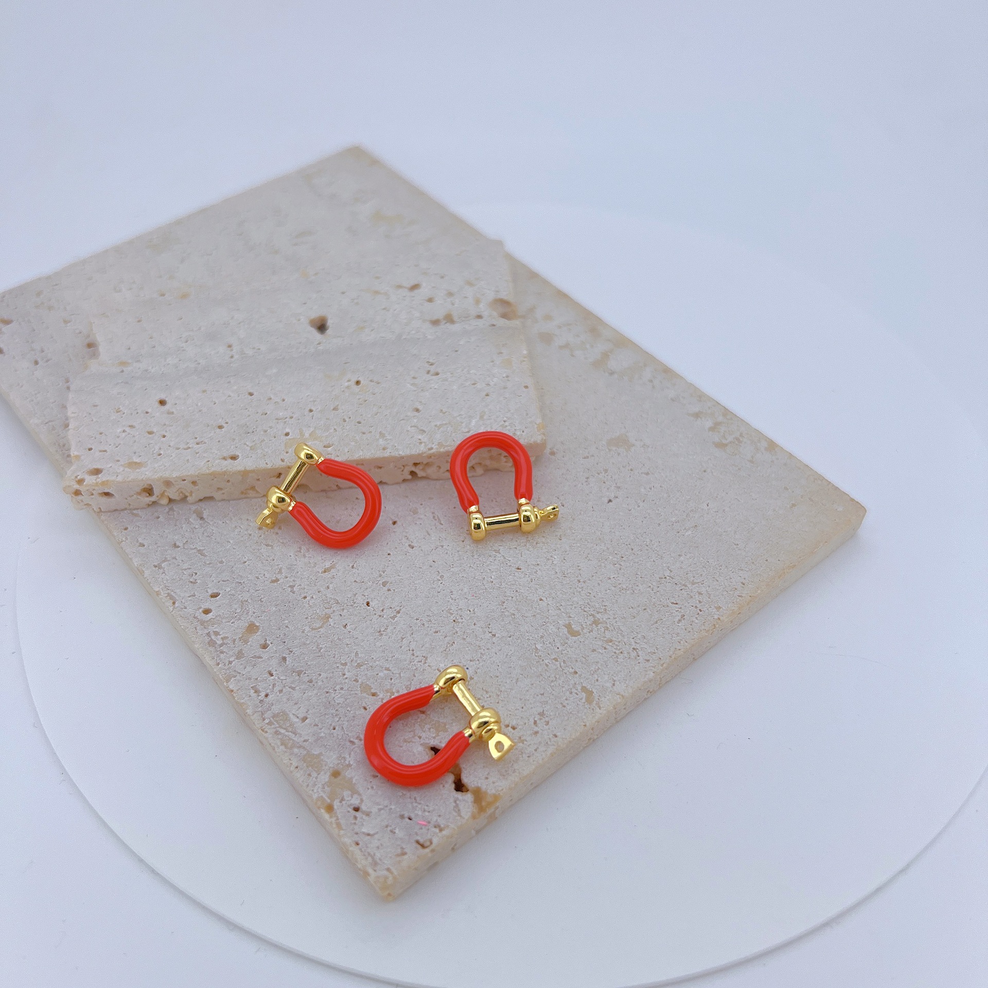 1 Piece 15*18.7mm Copper U Shape Jewelry Buckle Jewelry Accessories display picture 3