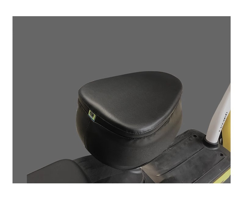 Junqi Electric Bike Seat Cover, Thickened Waterproof and Sun-Proof Pu Leather Seat Cover, Universal for All Seasons, Pressure-Reducing and Scratch-Resistant Seat Cover