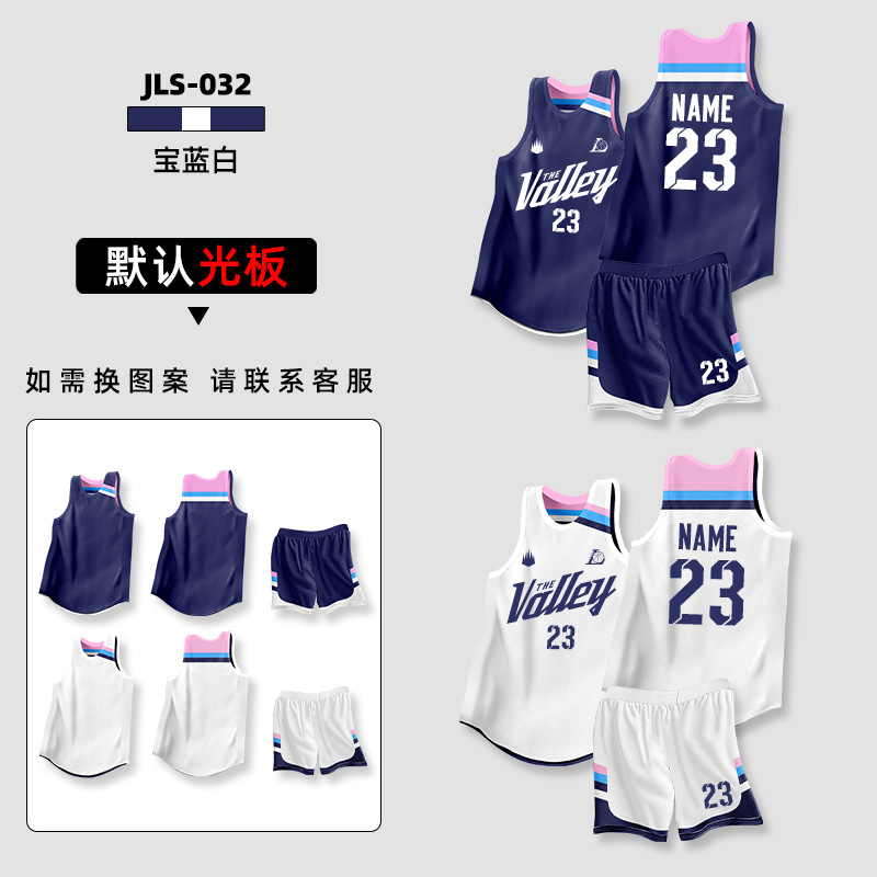 032 sapphire blue white